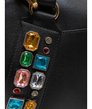 BRACCIALINI STONES Sac de coffre avec pierres color&eacute;es noir - Sacs pour Femme - 4