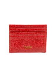 BRACCIALINI BASIC Porte-cartes de crédit en cuir rouge - Portefeuilles Femme - 2