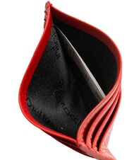 BRACCIALINI BASIC Porte-cartes de crédit en cuir rouge - Portefeuilles Femme - 3