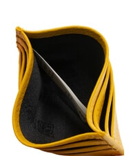 BRACCIALINI BASIC Porte-cartes en cuir avec logo en métal jaune - Portefeuilles Femme - 3