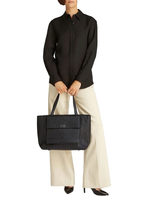 CK MEDIUM Sac à bandoulière ck noir - Sacs pour Femme