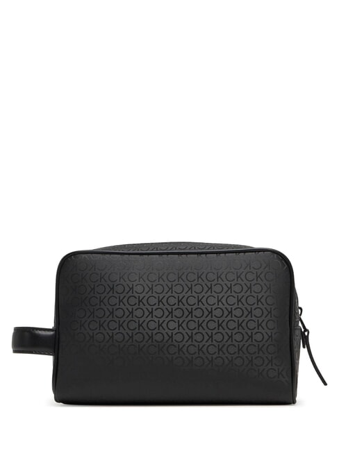 CK SLEEK MONO Trousse de beaut&eacute; noir mono industriel - Trousses
