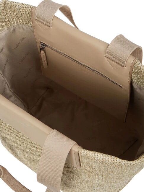 CK RAFFIA Sac &agrave; bandouli&egrave;re vaisselle - Sacs pour Femme