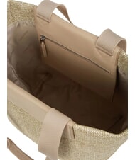 CALVIN KLEIN CK RAFFIA Sac &agrave; bandouli&egrave;re vaisselle - Sacs pour Femme - 3