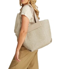 CALVIN KLEIN CK RAFFIA Sac &agrave; bandouli&egrave;re vaisselle - Sacs pour Femme - 4