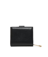 V73 GRAZIA Portefeuille carr&eacute; avec logo en m&eacute;tal noir - Portefeuilles Femme - 4