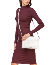 V73 MARGARET Sac pochette à motif matelassé crème - Sacs pour Femme - 5