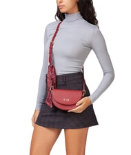 V73 ALICE Sac à rabat et foulard rubis - Sacs pour Femme - 5