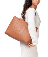 V73 NINETTE Sac shopping avec logo en relief cuir - Sacs pour Femme - 5