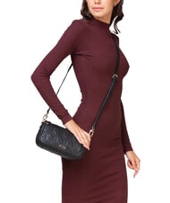 V73 MARGARET Sac à motif matelassé à deux fonctions noir - Sacs pour Femme - 5