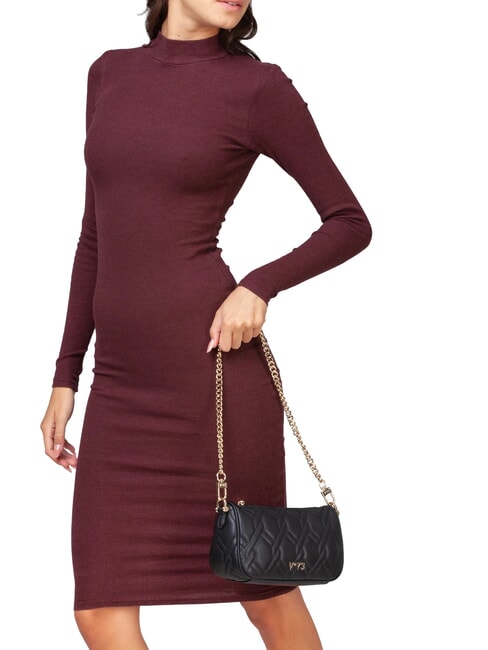 MARGARET Sac à motif matelassé à deux fonctions noir - Sacs pour Femme