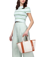 V73 RESPONSIBILITY SUMME Sac shopping avec bandoulière naturel/cuir - Sacs pour Femme - 5