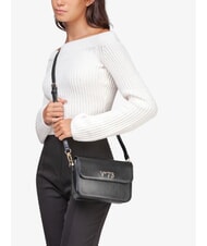 V73 BAMBOO BAG Sac à bandoulière avec rabat noir - Sacs pour Femme - 5