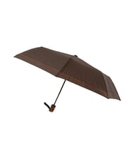 FERRÈ MINI Parapluie pliant coupe-vent cravate marron 03 - Parapluies - 3