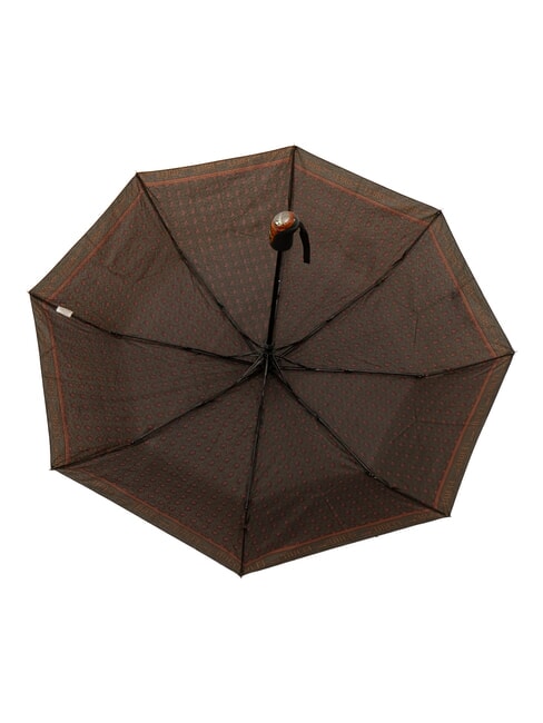 MINI Parapluie pliant coupe-vent cravate marron 03 - Parapluies