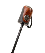 FERRÈ MINI Parapluie pliant coupe-vent cravate grise 02 - Parapluies - 3