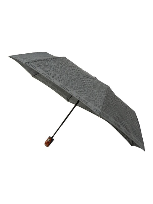 MINI Parapluie pliant coupe-vent cravate grise 02 - Parapluies