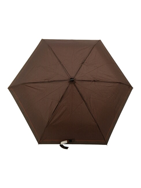 MINI Parapluie manuel coupe-vent cravate marron 02 - Parapluies