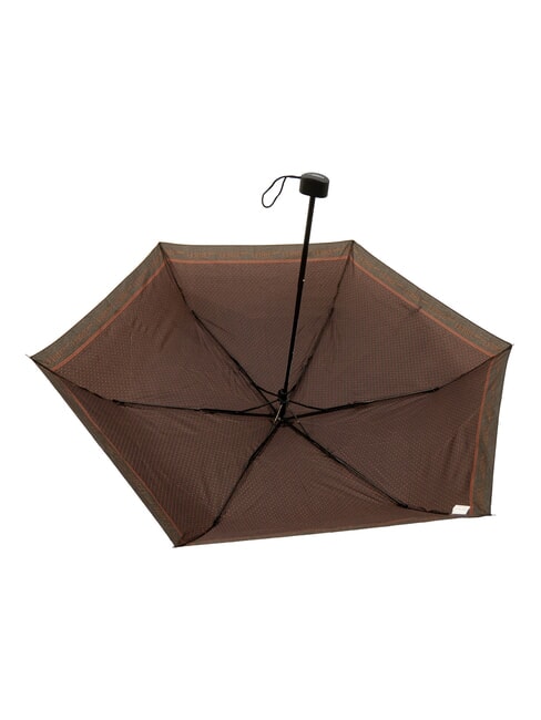 MINI Parapluie manuel coupe-vent cravate marron 02 - Parapluies