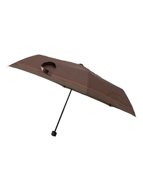 MINI Parapluie manuel coupe-vent cravate marron 02 - Parapluies