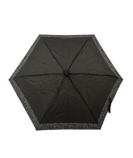 FERRÈ LOGO ALL OVER Mini parapluie manuel noir02 - Parapluies - 2