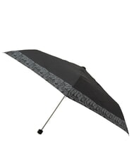 FERRÈ LOGO ALL OVER Mini parapluie manuel noir02 - Parapluies - 3