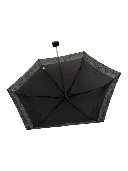 LOGO ALL OVER Mini parapluie manuel noir02 - Parapluies