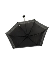 FERRÈ LOGO ALL OVER Mini parapluie manuel noir02 - Parapluies - 5