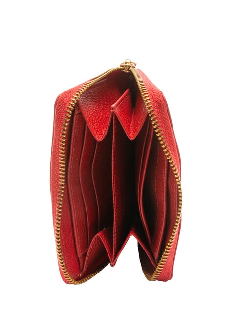 HAWAII  Petit portefeuille en cuir rouge - Portefeuilles Femme