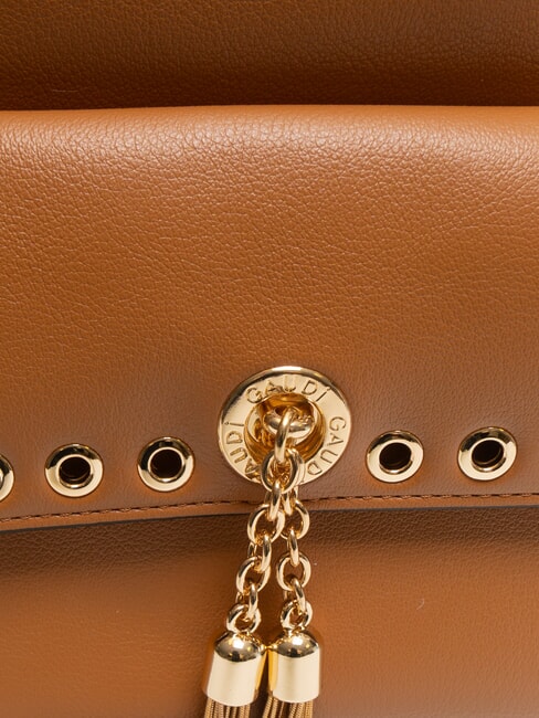 DIVA Mini sac à dos avec clous bronzage - Sacs pour Femme