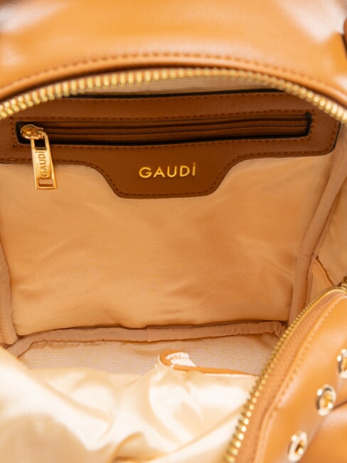 DIVA Mini sac à dos avec clous bronzage - Sacs pour Femme