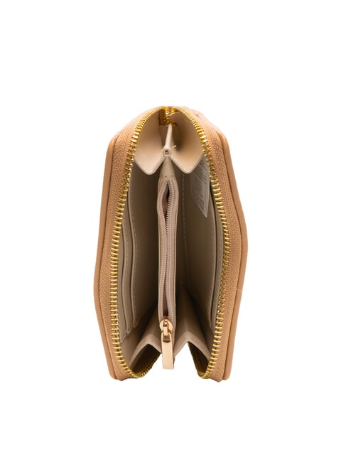 BEA SUMMER Portefeuille moyen à fermeture éclair sable - Portefeuilles Femme