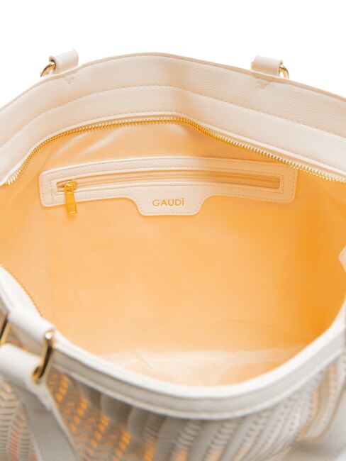 DELIA Sac de courses tissé blanc - Sacs pour Femme