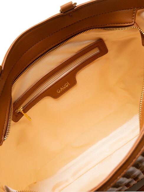 DELIA Sac de courses tissé bronzage - Sacs pour Femme