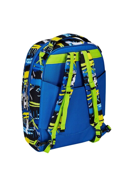 CUCCIOLI  NEW TECH Sac à dos trolley amovible, 2 roues Noir - Sacs à dos à roulettes