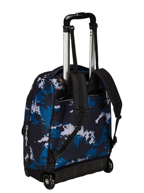 GREENSCREEN Sac &agrave; dos trolley fixe 2 roues camouflage vert - Sacs &agrave; dos &agrave; roulettes