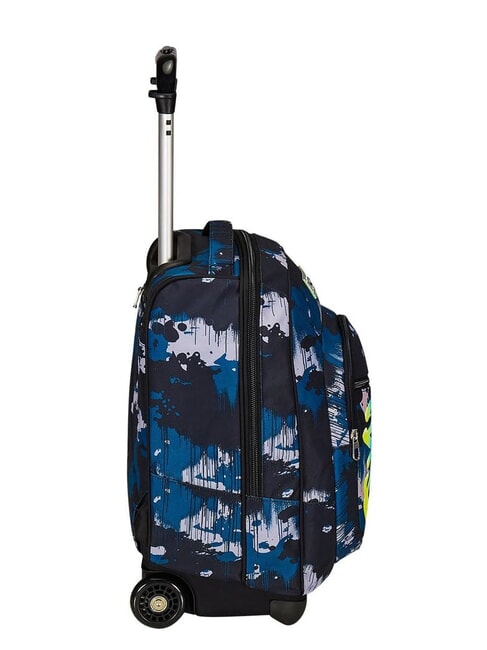 GREENSCREEN Sac &agrave; dos trolley fixe 2 roues camouflage vert - Sacs &agrave; dos &agrave; roulettes