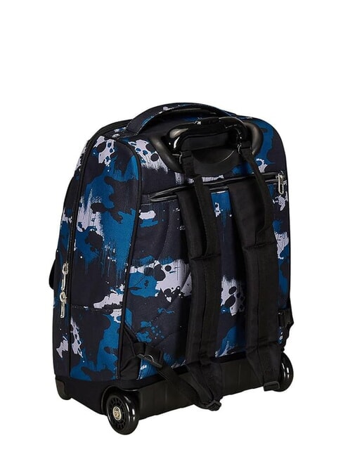 GREENSCREEN Sac &agrave; dos trolley fixe 2 roues camouflage vert - Sacs &agrave; dos &agrave; roulettes