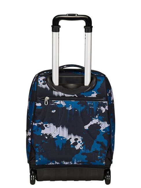 GREENSCREEN Sac &agrave; dos trolley fixe 2 roues camouflage vert - Sacs &agrave; dos &agrave; roulettes