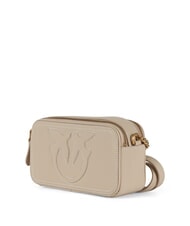 PINKO CARRIE Mini sac bandoulière, en cuir - Sacs pour Femme
