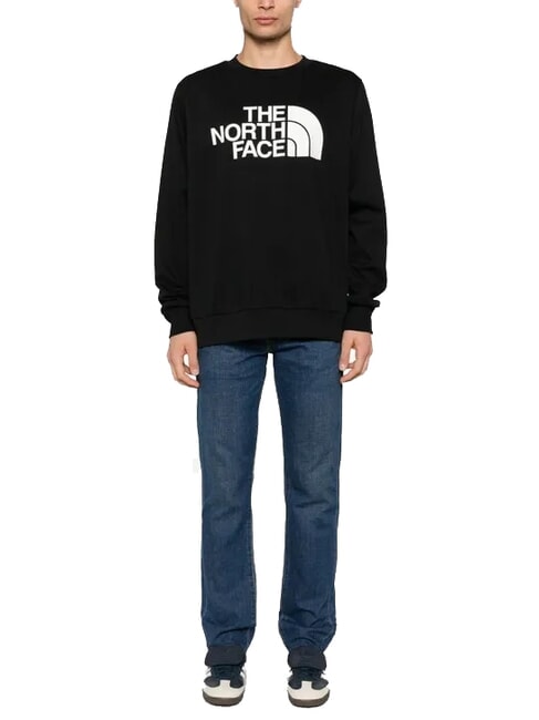 EASY Sweat-shirt à col rond avec maxi logo tnf noir - Pulls molletonnés