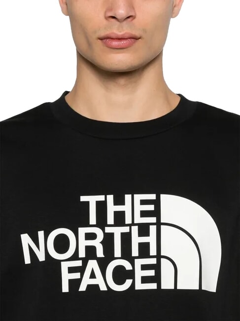 EASY Sweat-shirt à col rond avec maxi logo tnf noir - Pulls molletonnés