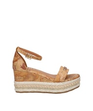 ALVIERO MARTINI PRIMA CLASSE GEO  Sandales compens&eacute;es espadrilles NATUREL - Chaussures Femme - 3