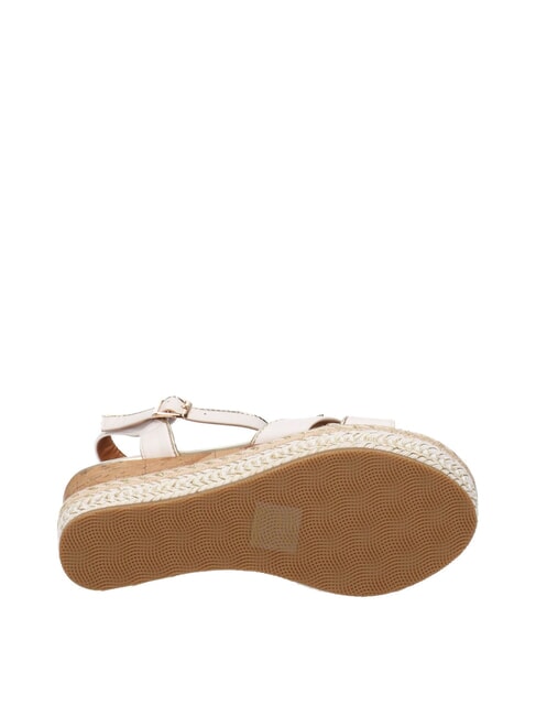 GEO  Sandales espadrilles hautes blanc - Chaussures Femme