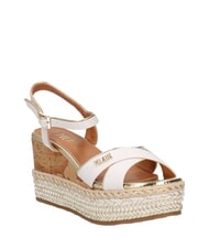ALVIERO MARTINI PRIMA CLASSE GEO  Sandales espadrilles hautes blanc - Chaussures Femme - 2