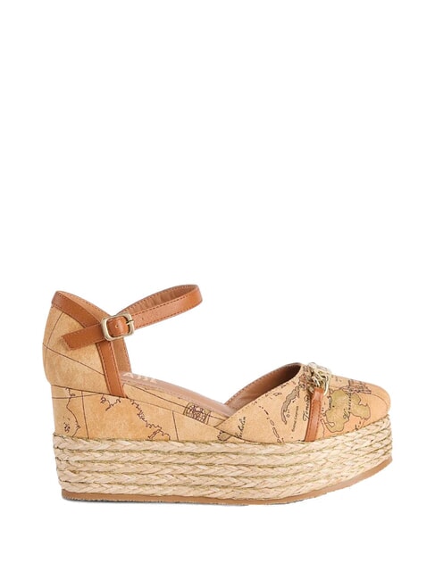 GEO Sandales hautes NATUREL - Chaussures Femme