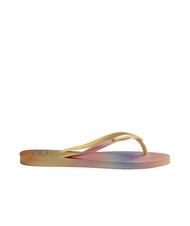 HAVAIANAS SLIM GRADIENT Tongs pixels jaunes - Chaussures Femme - 3