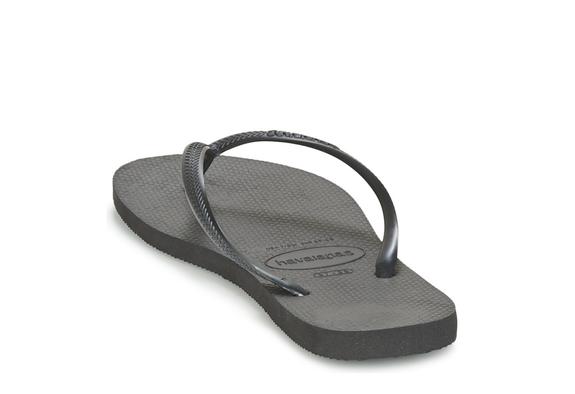 Tongs HAVAINAS SLIM NOIR - Chaussures Femme