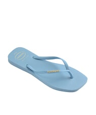 HAVAIANAS SQUARE LOGO Tongs bleu lavande - Chaussures Femme - 2