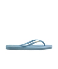 HAVAIANAS SQUARE LOGO Tongs bleu lavande - Chaussures Femme - 3